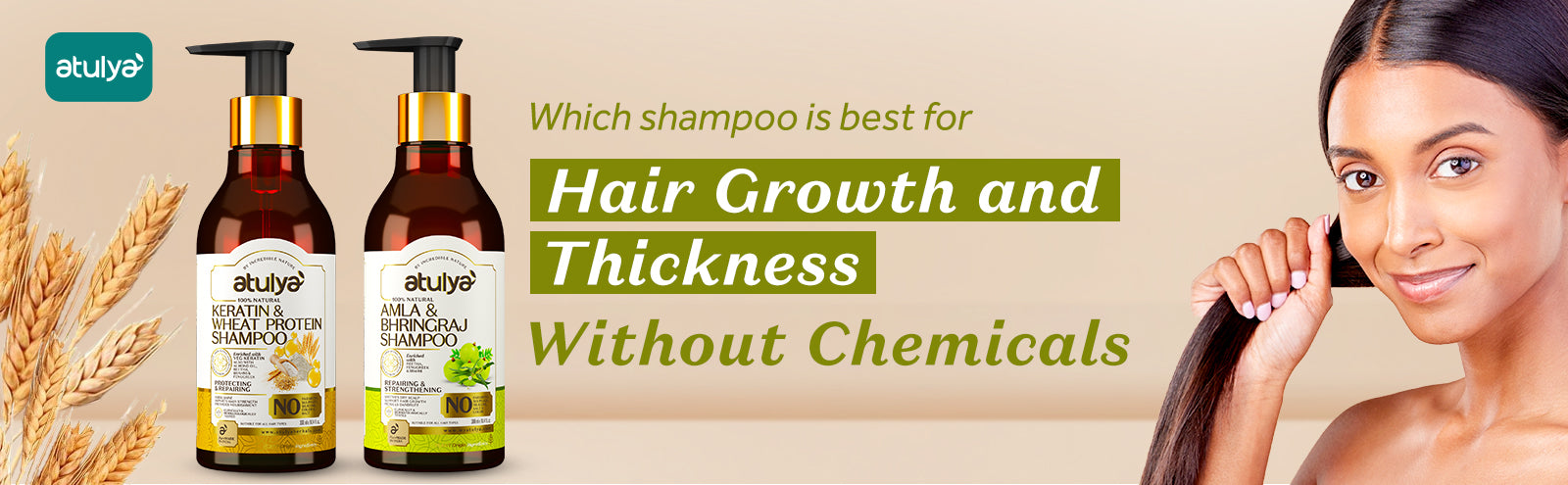 Which shampoo is best for hair growth and thickness without chemicals