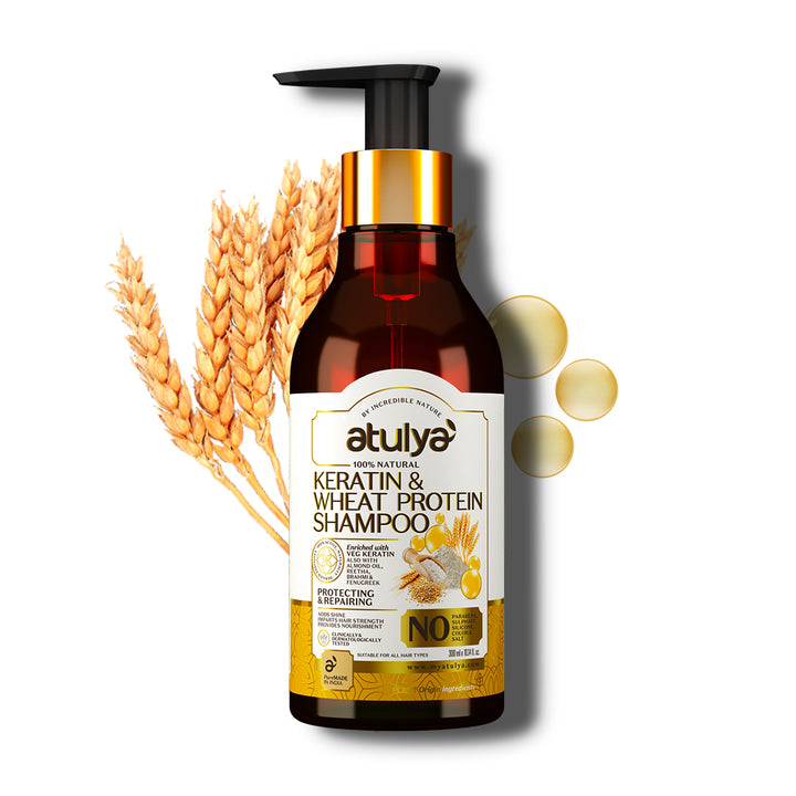 atulya Keratin & Wheat Protein Shampoo - 300ml