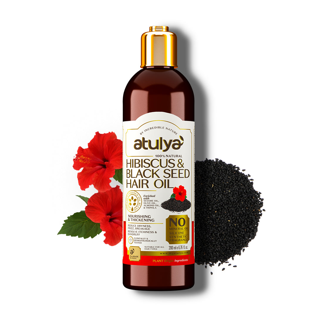 atulya Hibiscus & Black Seed Hair Oil - 200ml